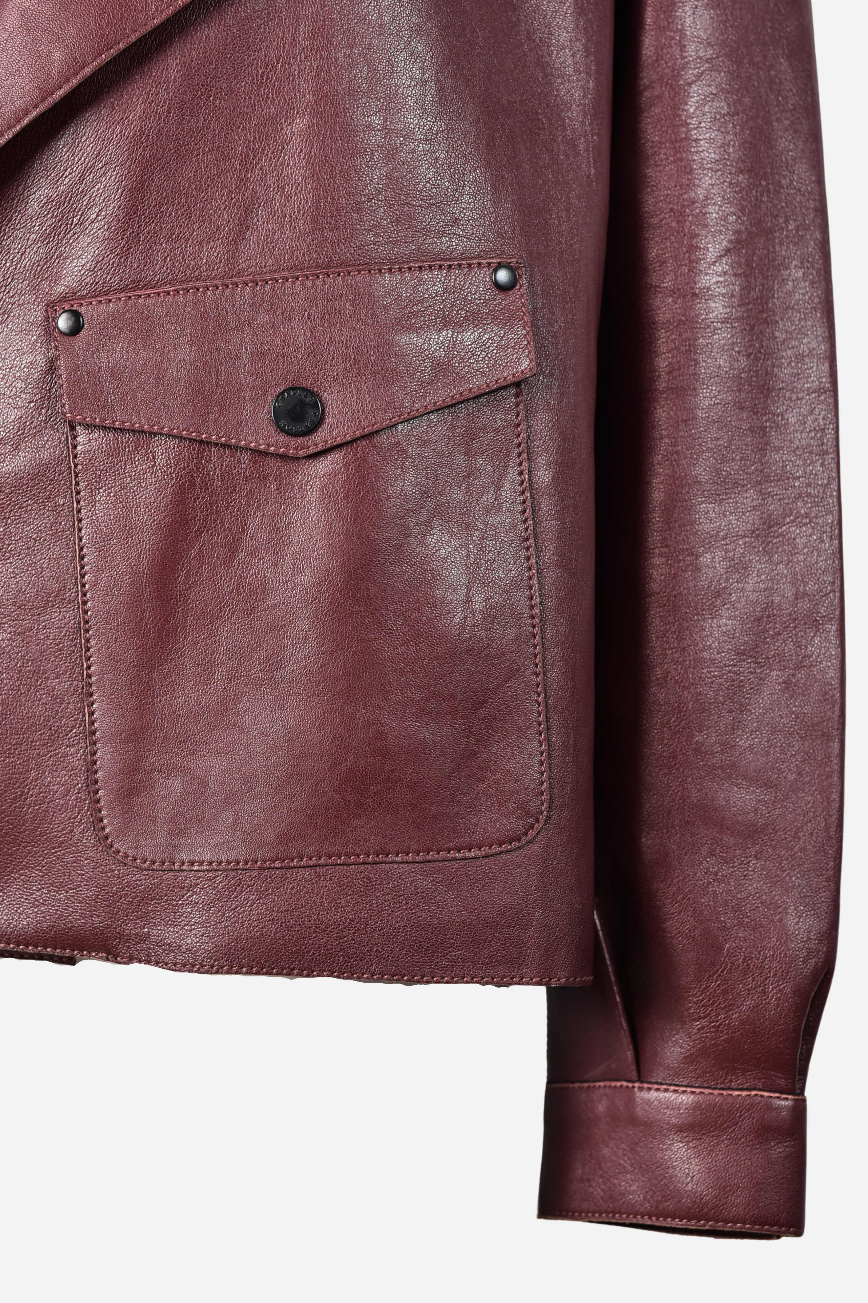 best burgundy leather jacket for women