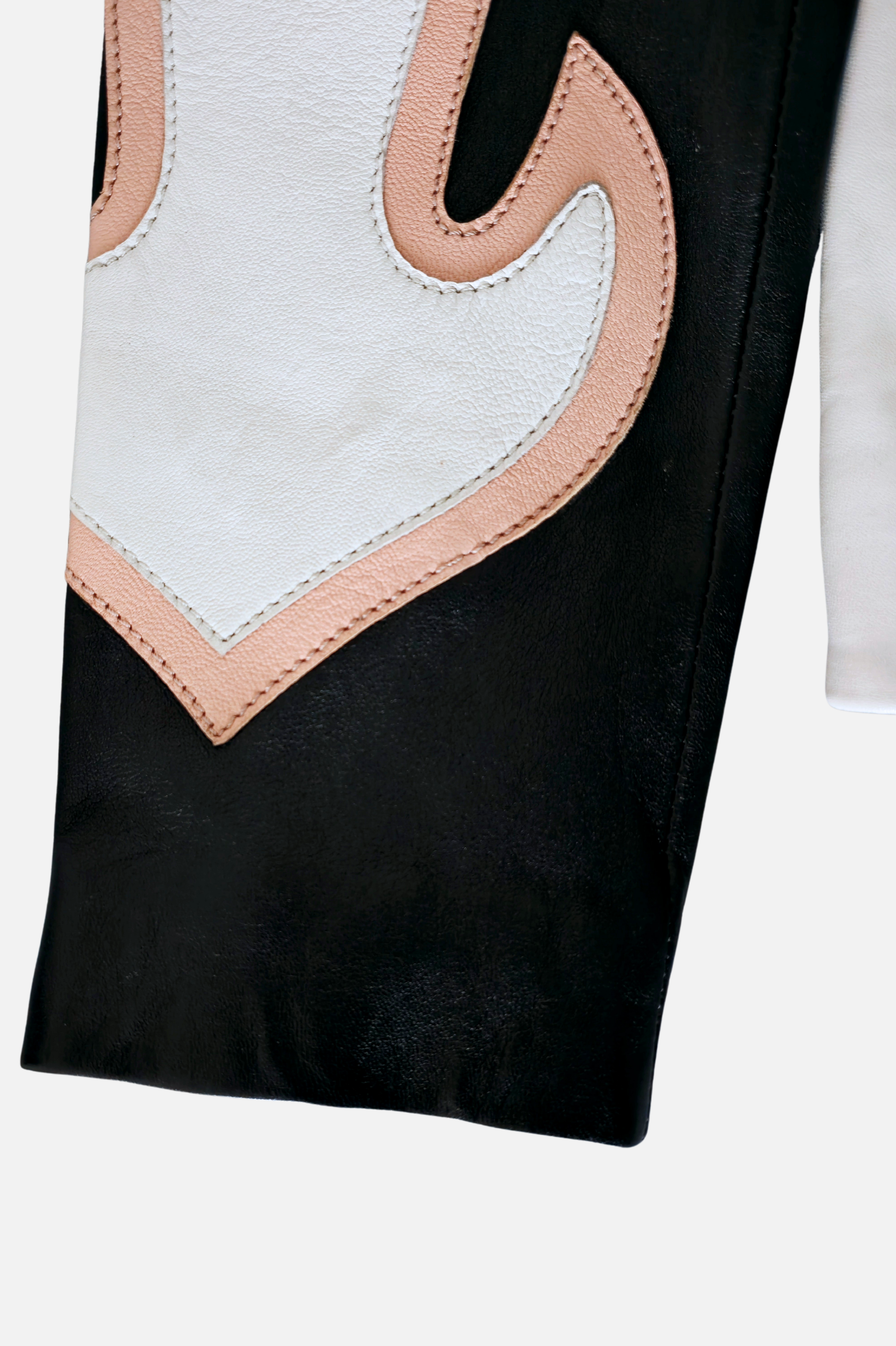 flame leather jacket